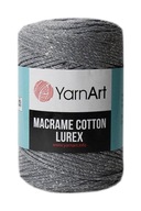 Macrame Bavlnená lurexová struna 3mm macrame 737 Macrame Bavlnená lurexová struna 3mm macrame 737