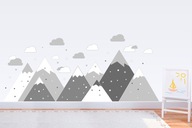 Samolepky na stenu Scandinavian MOUNTAINS 300 x 100 cm Samolepky na stenu Scandinavian MOUNTAINS 300 x 100 cm