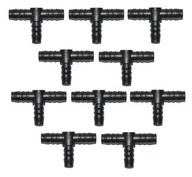 10x TEE SPOJKA HADICE UNIVERZAL 6x6x6 10x TEE SPOJKA HADICE UNIVERZAL 6x6x6