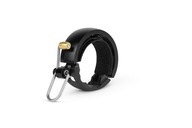 Zvonček na bicykel Knog Oi LUXE veľký 31,8mm čierny Zvonček na bicykel Knog Oi LUXE veľký 31,8mm čierny