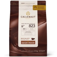 Callebaut MILK čokoláda 823 na pralinky, pitie 2,5 kg Callebaut MILK čokoláda 823 na pralinky, pitie 2,5 kg