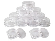 Nádoby, dózy, štvorcová dóza, 5 ml, 100 ks Nádoby, dózy, štvorcová dóza, 5 ml, 100 ks