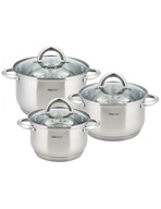 Sada 6 hrncov KINGHOFF ELEGANCE STEEL INDUCTION Sada 6 hrncov KINGHOFF ELEGANCE STEEL INDUCTION