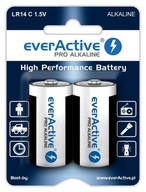 everActive C alkalická batéria (R14) 2 ks. everActive C alkalická batéria (R14) 2 ks.