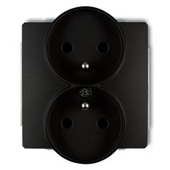 KARLIK DECO DVOJNÁSUVKA Z/U ČIERNA 12DGPR-2z KARLIK DECO DVOJNÁSUVKA Z/U ČIERNA 12DGPR-2z