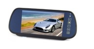 7'' LCD monitor v zrkadle s ovládacími prvkami. 2 kamery 7'' LCD monitor v zrkadle s ovládacími prvkami. 2 kamery