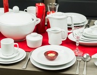 LUBIANA KASZUB HEL JEDÁLNA SÚPRAVA 45 EL pre 12 osôb BIELY PORCELÁN LUBIANA KASZUB HEL JEDÁLNA SÚPRAVA 45 EL pre 12 osôb BIELY PORCELÁN