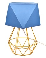 Nočná lampa s diamantovým tienidlom, ZLATO modrá Nočná lampa s diamantovým tienidlom, ZLATO modrá