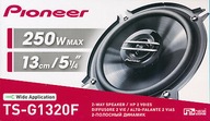 PIONEER TS-G1320F 2-PÁSMOVÉ REPRODUKTORY 130MM 250W