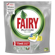 Kapsule do umývačky riadu Fairy Platinum 70 ks citrón