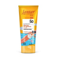JANTAR SUN VODEODOLNÉ TELOVÉ MLIEKO NA OPAĽOVANIE UVA OCHRANA UVB SPF 50 200 JANTAR SUN VODEODOLNÉ TELOVÉ MLIEKO NA OPAĽOVANIE UVA OCHRANA UVB SPF 50 200