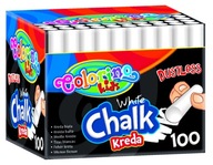 Colorino Kids biela krieda bez prachu 100 kusov Colorino Kids biela krieda bez prachu 100 kusov