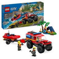 Terénne hasičské auto LEGO City so záchranným člnom 60412 Terénne hasičské auto LEGO City so záchranným člnom 60412