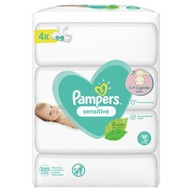 Vlhčené obrúsky Pampers Sensitive 4 x 80 ks. Vlhčené obrúsky Pampers Sensitive 4 x 80 ks.