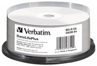 Blu-ray disky Verbatim BD-R DL 50GB 25ks Medi Disc Blu-ray disky Verbatim BD-R DL 50GB 25ks Medi Disc