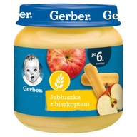 Gerber Jablkový mousse dezert s piškótou 125 g Gerber Jablkový mousse dezert s piškótou 125 g