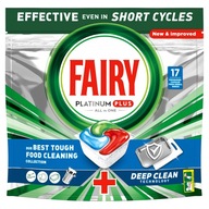Fairy Platinum Plus kapsule do umývačky riadu 17 ks