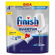 Finish Finish Quantum All-in-1 citrón kapsule do umývačky riadu 100 ks.