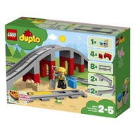LEGO Duplo 10872 Vlakové koľaje a viadukt + figúrka