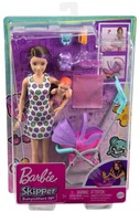 Barbie Skipper GXT34 Opatrovateľka s kočíkom Barbie Skipper GXT34 Opatrovateľka s kočíkom