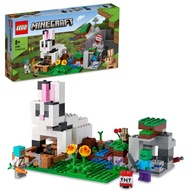 LEGO Minecraft 21181 Králičia farma Chatrč pre králikov TNT Zombie Trainer