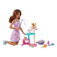 Bábika Barbie MAČIACA VEŽA S MAČIATKAMI Mattel HHB70