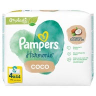Vlhčené obrúsky Pampers Harmonie Aqua 4x44ks Vlhčené obrúsky Pampers Harmonie Aqua 4x44ks