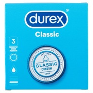 Kondómy Durex Classic 3 kusy