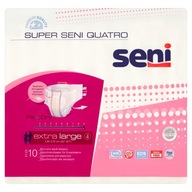 Plienky SUPER SENI Quatro XL, 10 kusov Plienky SUPER SENI Quatro XL, 10 kusov