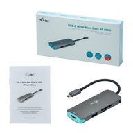 i-tec USB-C kovová nano dokovacia stanica 1x HDMI 4K