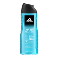 Sada sprchových gélov Adidas Ice Dive 400 ml Sada sprchových gélov Adidas Ice Dive 400 ml