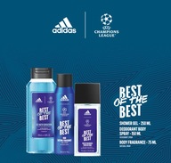 Adidas UEFA Best of The Best pánska darčeková sada 3 POLOŽKY Adidas UEFA Best of The Best pánska darčeková sada 3 POLOŽKY