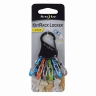 Kľúčenka Nite Ize Carabiner Plastová S-Biner KeyRack Locker Black Kľúčenka Nite Ize Carabiner Plastová S-Biner KeyRack Locker Black