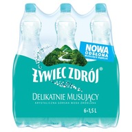 6 x Żywiec Zdrój Jemne perlivá voda 1,5 l 6 x Żywiec Zdrój Jemne perlivá voda 1,5 l