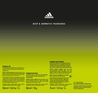 Adidas PURE GAME set edt 50 ml + deo 150 ml + sprchový gél 250 ml Adidas PURE GAME set edt 50 ml + deo 150 ml + sprchový gél 250 ml