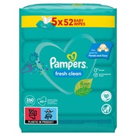 Vlhčené obrúsky Pampers Fresh Clean 5 x 52ks Vlhčené obrúsky Pampers Fresh Clean 5 x 52ks