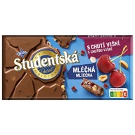 Študentská čerešňová čokoláda Studentka cherry Orion 170 g Študentská čerešňová čokoláda Studentka cherry Orion 170 g