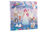 Obdĺžnikový adventný kalendár Colorino pastel - lepidlá, trblietky, perá Obdĺžnikový adventný kalendár Colorino pastel - lepidlá, trblietky, perá