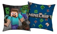MINECRAFT dekoračný vankúš Steve Zombie Creeper 40X40 cm MINECRAFT dekoračný vankúš Steve Zombie Creeper 40X40 cm