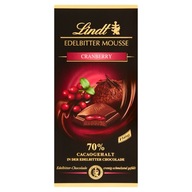 LINDT horká čokoláda s brusnicovou náplňou 150g LINDT horká čokoláda s brusnicovou náplňou 150g