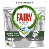 Fairy Platinum Green kapsule do umývačky riadu 70 ks