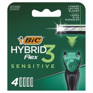 BIC Hybrid 3 Flex Sensitive Razor vložky 4 ks BIC Hybrid 3 Flex Sensitive Razor vložky 4 ks