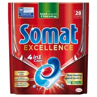 SOMAT EXCELLENCE 4v1 kapsule do umývačky riadu 28 ks SOMAT EXCELLENCE 4v1 kapsule do umývačky riadu 28 ks