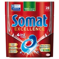 SOMAT EXCELLENCE 4v1 kapsule do umývačky riadu 28 ks