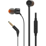 Slúchadlá do uší JBL T110 čierne Slúchadlá do uší JBL T110 čierne