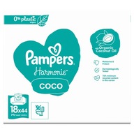 Vlhčené obrúsky Pampers Harmonie Coco 18x44 Vlhčené obrúsky Pampers Harmonie Coco 18x44