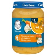 Gerber večera Jarná polievka s morkou a kôprom pre dojčatá 190 g
