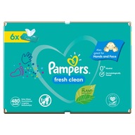Pampers Fresh Clean obrúsky 6x80 ks Pampers Fresh Clean obrúsky 6x80 ks