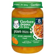 Gerber Bio mrkvovo-fazuľový guláš pre bábätká 190 g