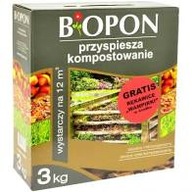 BIOPON URÝCHLUJE KOMPOSTOVACÍ KOMPOSTÉR 3KG